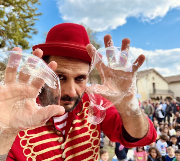 spettacoli circo bolle di sapone bambini roma
