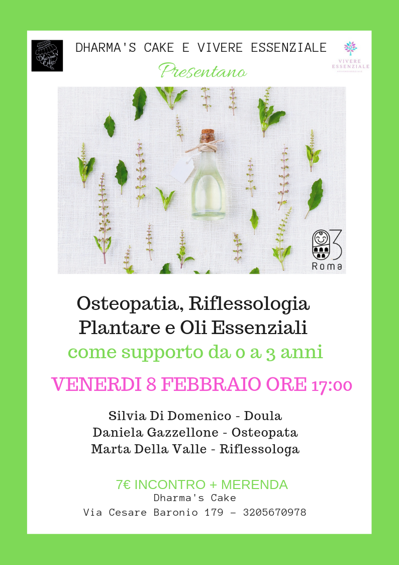 Oli essenziali, riflessologia plantare, osteopatia per bambini, neonati e donne incinta a Roma