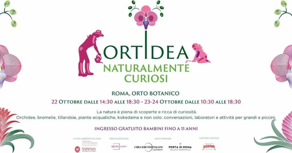 ortidea evento bambini laboratorio roma piante fiori orto botanico 4