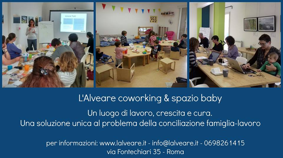 L'alveare co-working con spazio baby a Roma