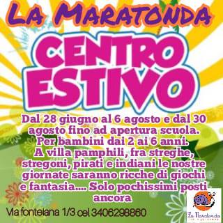 centro estivo per bambini roma aperto agosto la maratonda monteverde