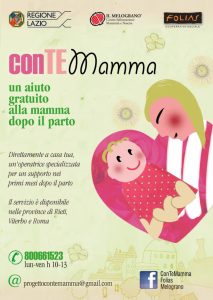 Con te mamma, servizio gratuito domiciliare della Regione Lazio
