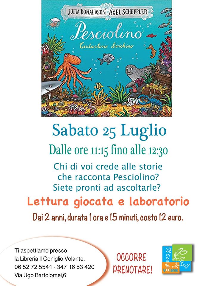 donaldson lettura per bambini laboratorio roma