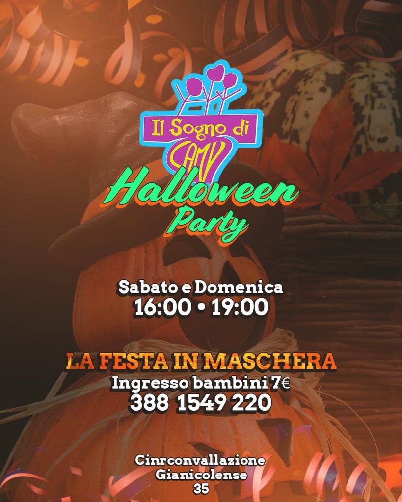 eventi di halloween per bambini a roma halloween parco giochi bar ristorante