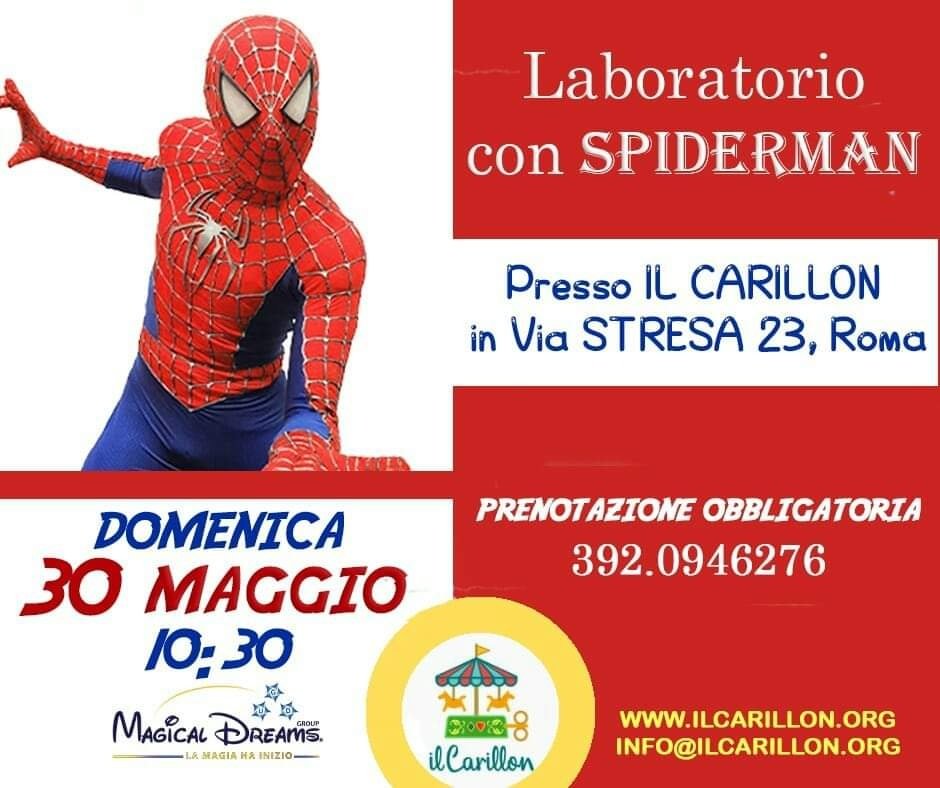 laboratorio per bambini eventi roma weekend libreria sabato domenica spiderman