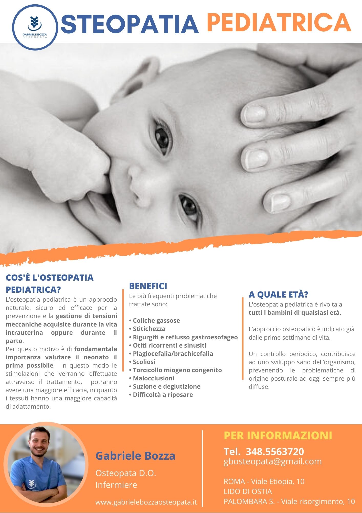 osteopatia pediatrica gravidanza bambini neonati 1
