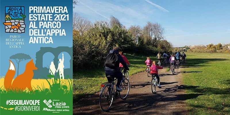 passeggiata in bicicletta roma caffarella per famiglie con bambini