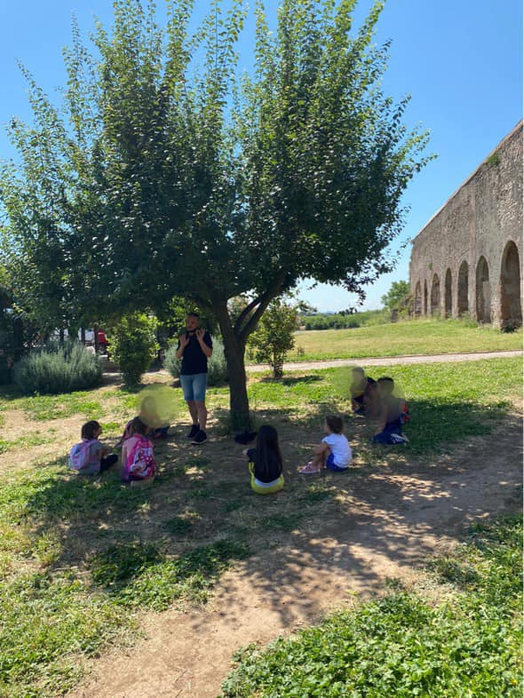 scuola primaria asilo outdoor roma tuscolana parco