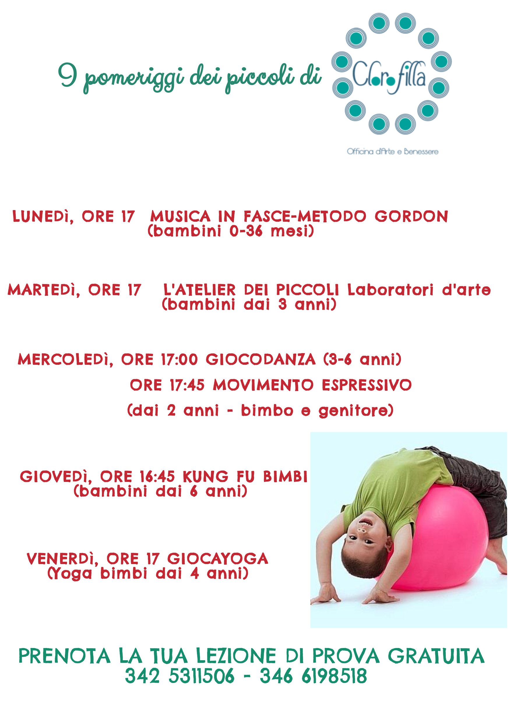Lo spazio Baby clorofilla, alternativa al nido a Roma in zona Pigneto/Malatesta