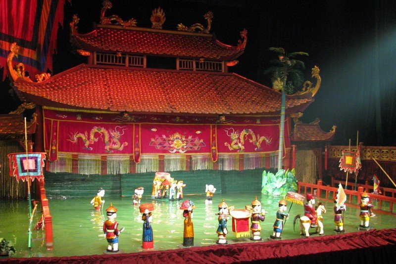 teatro vietnamita marionette sull acqua festival giapponese