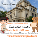eventi per bambini a roma visita guidata al ghetto