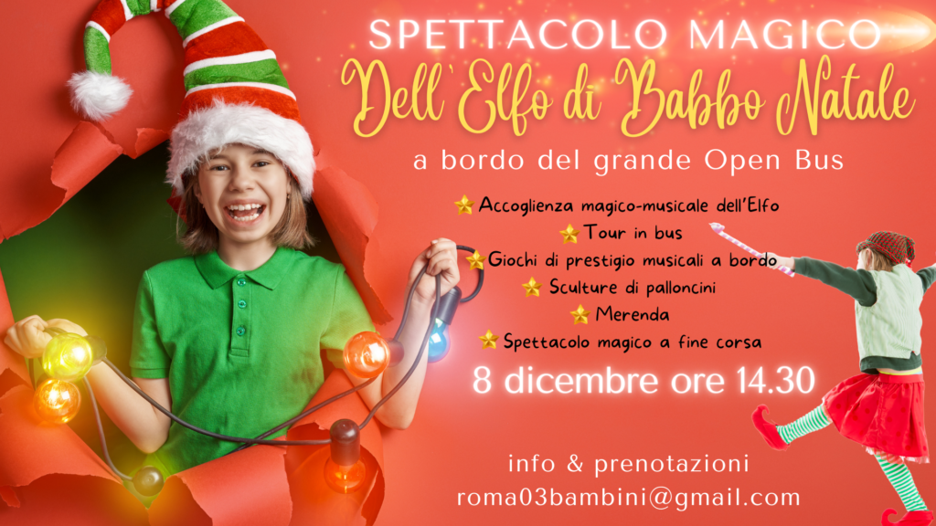 eventi di natale per bambini a roma 8 dicembre