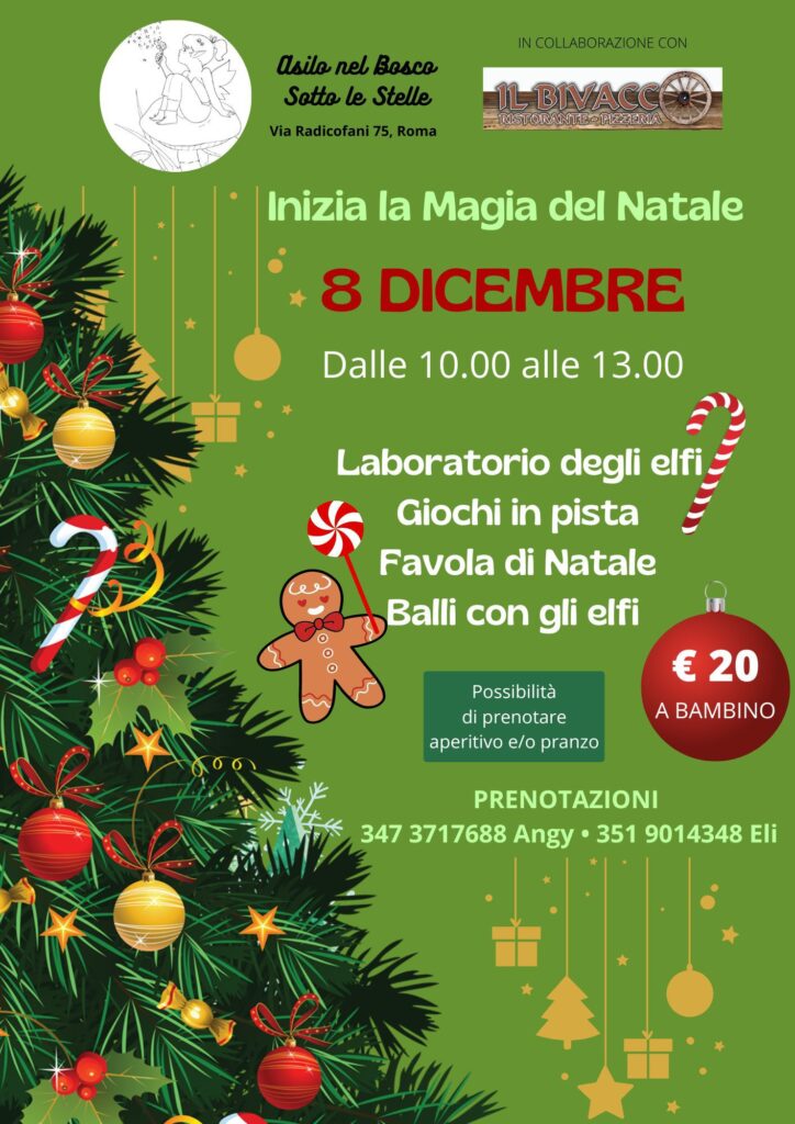 eventi per bambini a roma 8 dicembre