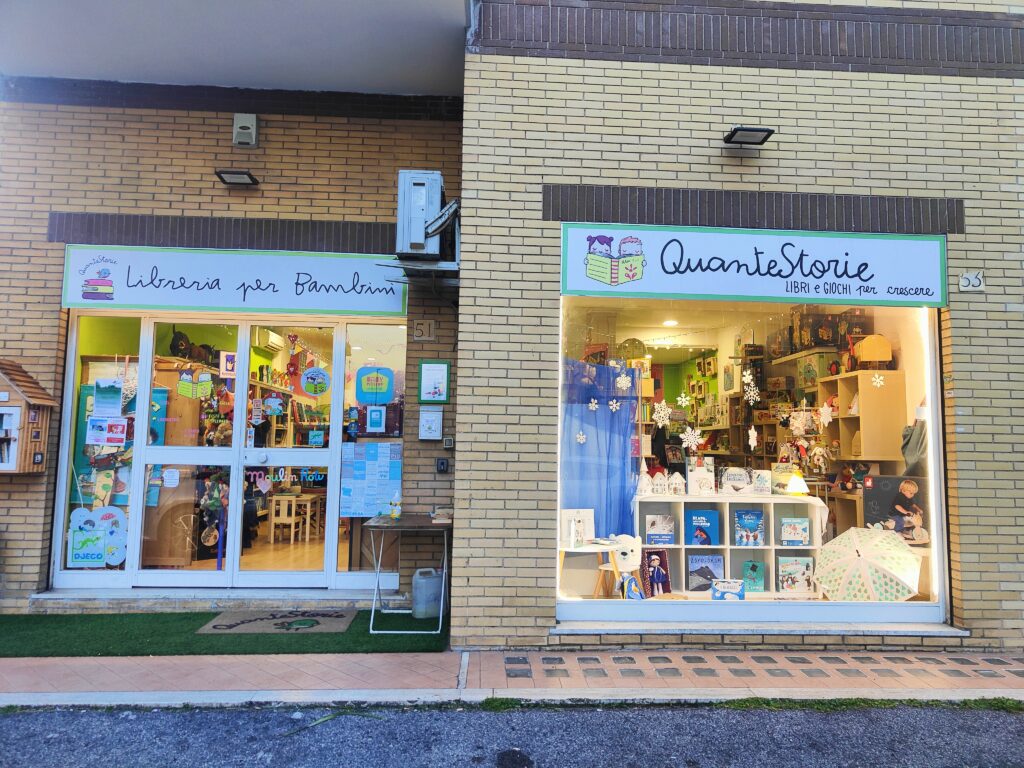 libreria per bambini a roma quantestorie zona selva candida boccea