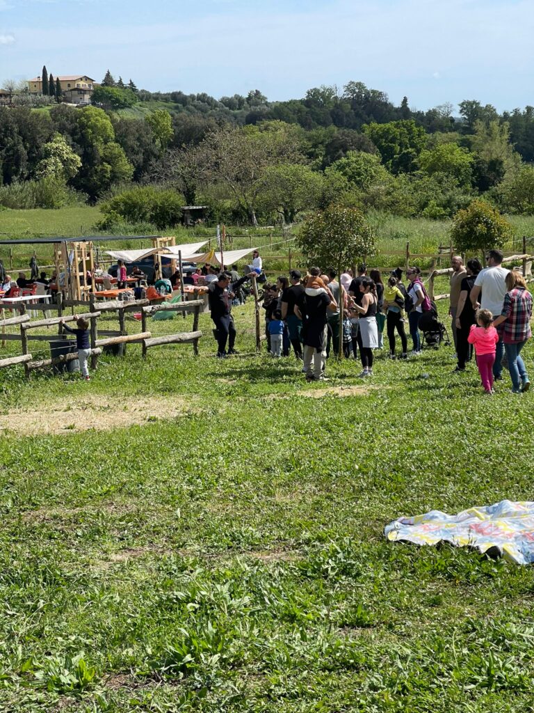 area picnic roma formello fattoria didattica feste per bambini area barbecue