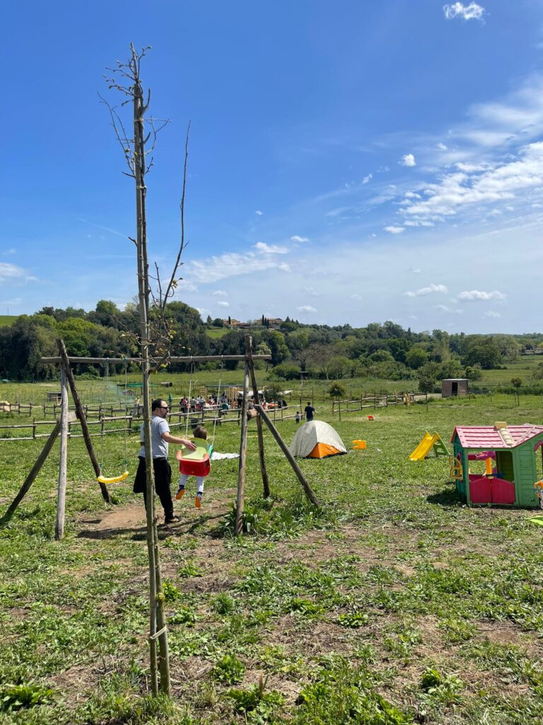 area picnic roma formello fattoria didattica feste per bambini area barbecue
