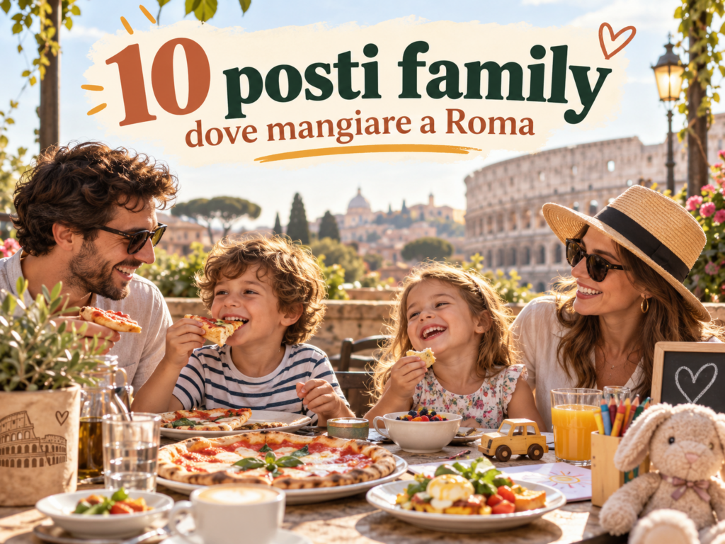 10 posti dove mangiare a Roma con i bambini: ristoranti, brunch, pizzerie e fattorie family friendly
