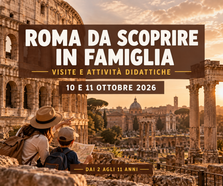 Roma con i bambini: visite e attività didattiche con Cicero in Rome 10 e 11 ottobre 2026
